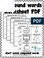 Compound Words Worksheet PDF