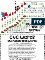 CVC Words Games
