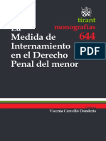 La Medida de Internamiento en El Derecho Penal Del Menor PDF
