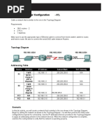 Lab 1: Basic Router Configuration - 6%: Topology Diagram