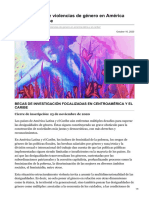 Desigualdades y Violencias de Género en América Latina y El Caribe