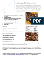 Ficha Tecnica Chocolate Tradicional Alta Temperatura