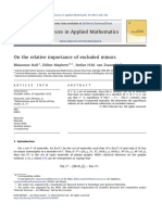 On-the-relative-importance-of-excluded-min_2013_Advances-in-Applied-Mathemat