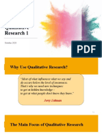 Qualitative Research 1