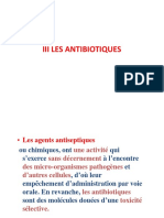 COURS 9 LES ANTIBIOTIQUES COURS Snve 2