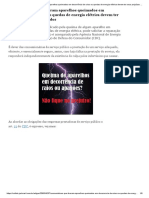 Consumidores Que Tiveram Aparelhos Queimados em Decorrência de Raios Ou Quedas de Energia Elétrica Devem Ter Seus Prejuízos Ressarcidos