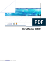 Syncmaster 955Df: Downloaded From Manuals Search Engine