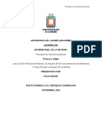 PRINCIPIOS RELACIONES PÚBLICAS - Trabajo Final