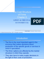 The Cost Structure of Firms: Lipsey & Chrystal Economics 12E