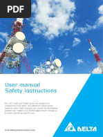 User Manual Safety Instructions: Concentrate On What Is Most Important For You - Your Business