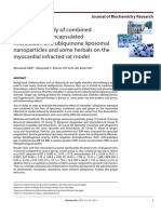 Biochemical Study of Combined and Separated Encapsulated Rivaroxaban and Ubiquinone Liposomal Nanoparticles and Some Her