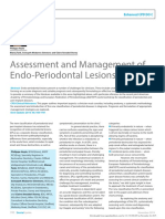 Assessment and Management of Endo-Periodontal Lesions: Dentistry