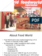 Food World Store Performance Analysis by City