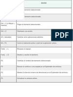 Combinación de Teclas Windows PDF