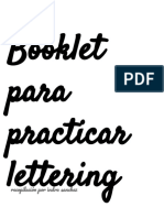 Booklet para Practicar Lettering PDF