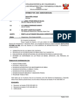 Informe N°878 - Actividades Realizadas Octubre