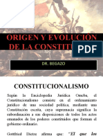 Origen Y Evolucion de La Constitucion