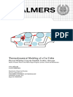 Thermodynamical Modeling of A Car Cabin: Physical Modeling Using The Simulink Toolbox, Simscape