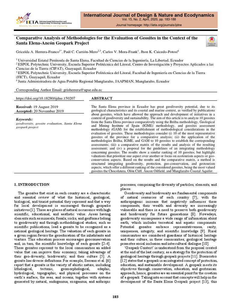 Comparative Analysis 2019 PDF | PDF | Biodiversity | Evaluation