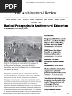 Radical Pedagogies in Architectural Education - Architectural Review