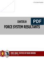 ENSC 20043 Statics Lec4 Ch4 Force System Resultants