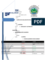 Ejercicios4 Analizador Sintactico Cesar Alejandro Ochoa Garibay 17420589