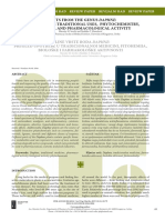 Daphne Plants Review Biological and Pharmacological Activity