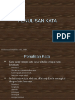 Penulisan Kata