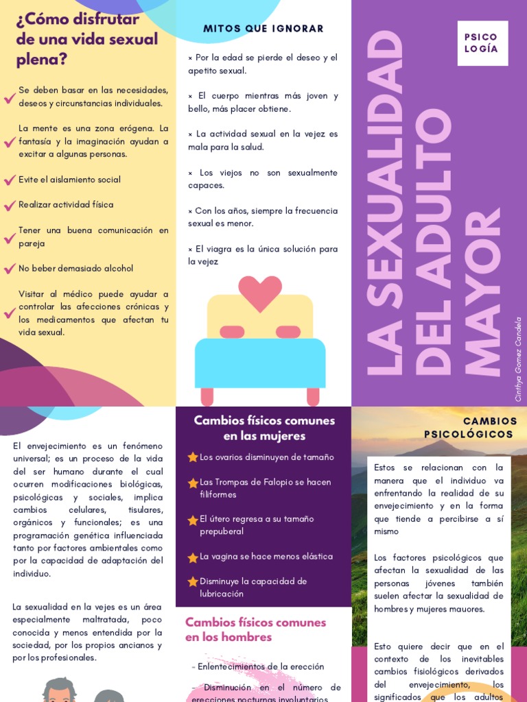 Sexualidad Plena en Adultos Mayores | PDF | Vejez | Adultos
