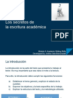 Los Secretos de La Escritura Académica - PPTX (SUPERIMPORTANTE)