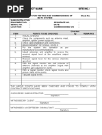 Testing & Commissioning Checklist For Fire Pump | PDF | Pump | Voltage