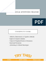 Attitudes & Attitude Change (Apr 2020)