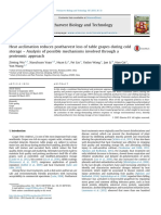 Heat acclimation reduces postharvest loss of table grapes during cold storage – Analysis of possible mechanisms involved through a proteomic approach.pdf