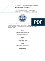 Instrumentos Económicos para La Sostenibilidad de Los Servicios Ecosistémicos Hídricos PDF