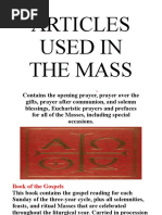 Articles Used in The Mass