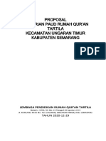 Proposal Pendirian Paud RQT