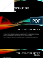 The Literature Review: A Critical Component of Research