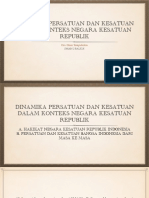 Dinamika Persatuan dan Kesatuan