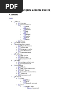 How To Configure A Home Router (In English) PDF