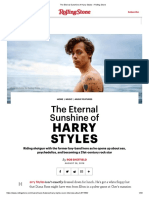 The Eternal Sunshine of Harry Styles - Rolling Stone