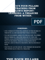 UNESCO'S FOUR PILLARS OF TEACHING From Delor's Report