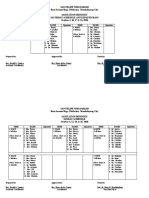 SAN FELIPE NERI PARISH Sanitation Ministry Schedule For Month of October 2020