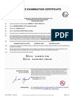 EU-Type Examination Certificate for Explosion Proof CCTV Camera Housing