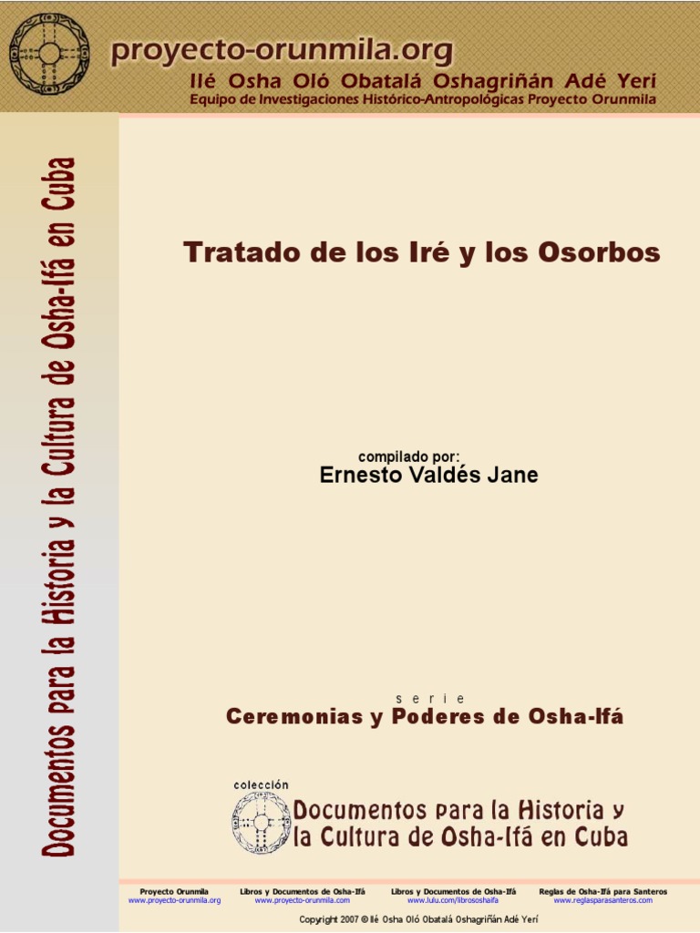 Tratado Unlocked Ebook Www Proyecto Orunmila Org Senha Unlocked Pdf Santeria Religion Etnica