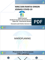 Mikroplaning Dan Rantai Dingin Vaksinasi COVID-19