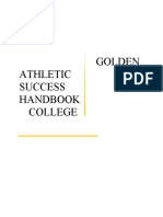 Golden Success College Athletic Handbook