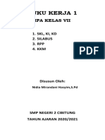 DAFTAR ISI BUKU KERJA