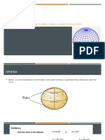 Sphere: Solve The Surface Area and Volume of A Sphere, Spherical Segment, Spherical Sector