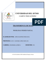 Lista de Problemas Transferencia de Masa