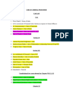 Code of Criminal Procedure Case List